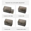 Miniatyrbillede 8 af 9: Desktop Make-up opbevaringsboks Forskellige beholdere gennemsigtige transparent without grid