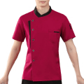 Pikkukuva 1 / 4: Chef Jacket Chef Coat Chef univormut Halvat Topit Hotelli Workwear M M Red