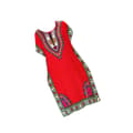 Dammode strandlovsklänning Boho Elegant etnisk klänning Red