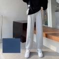 Miniatyrbillede 1 af 7: Bundle Feet Harem Bukser Kvinder Solid Causal Kvindebukser Løst tøj grå plus fløjl gray plus velvet XL