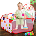 Pikkukuva 2 / 8: Bärbart barnrum Barns Ocean Ball Pit Pool Playhut utomhus inomhus leksakstält