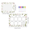 Miniatyrbilde 1 av 11: Akryl Magnetisk ukeplanleggerkalender for kjøleskap tørrslettetavle null - TYU056 null - TYU056 Combination