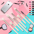 Miniatyrbillede 4 af 5: Make-up børster, 8 komplette professionelle make-up værktøjer og mere