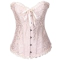 Miniatyrbilde 1 av 4: Jacquard vest shapewear, stroppeløs korsett lys gul Light Yellow XS