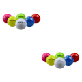 Pikkukuva 3 / 5: 1/2 6kpl urheilu-LED golfpalloille hehkuu pimeässä yövalossa 2PCS