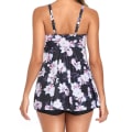 Miniatyrbilde 4 av 5: Oversize Tankini for kvinner Tropical Tankini & Shorts Sommer hver B B XL