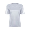 Miniatyrbilde 2 av 5: Dame T-skjorter Metallic Topp Crewneck skinnende T-skjorter gull gold L