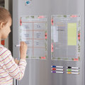 Miniatyrbilde 2 av 11: Akryl Magnetic Weekly Planner Calendar for Refrigerator Dry Erase Board null - TYU048 null - TYU048 Large