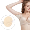 Miniatyrbild 5 av 5: 1 par underarm svettskydd Pad Armhåla svettabsorberande Tvättbar null null none