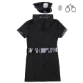 Miniatyrbild 4 av 4: Kvinnors polisdräkt Cosplay Fancy Dress Halloween Outfit Set 2XL