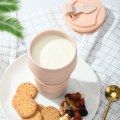 Miniatyrbilde 5 av 5: Bærbar sammenleggbar silikonvannkoppflaske Sammenleggbar høytemperaturbestandig utendørskopp Rosa pink