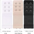 Miniatyrbilde 2 av 6: BH-forlenger i 6 deler - Elastisk forlenger - 2 kroker 3 rader Flerfärgade