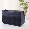 Miniatyrbild 5 av 9: Multifunktions organizer handväska case black