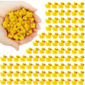 Miniatyrbild 1 av 5: 100pc Mini Gula Ankor Ankungar Tiny Duckies Trädgård Landskap Akvarium Dockhus Krukväxter Dekoration