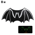 Miniatyrbillede 7 af 11: Halloween Creative Hunde Kat Lysende Bat Wings Tøj J luminousB M