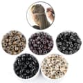 2500 stk Hårforlengelser Micro Rings Links Beads, 5mm Silikon