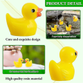 Miniatyrbilde 3 av 5: 100 stk Mini Gule Duck Andunger Tiny Duckies Hage Landskap Akvarium Dukkehus potteplanter dekorasjon