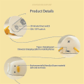 Miniatyrbilde 3 av 3: Liggande plate Anka Nattlampa Led Squishy Silikon Anka Lampa Dimbar Oppladingsbar sengbordslampa