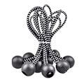 Miniatyrbild 1 av 5: Ball Bungee Cord, Kraftig och mångsidig, inomhus och utomhus, Tarp Tie-Down, Organize & Secure, 4,7-tum, Svart, 20-pack