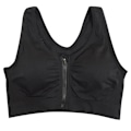 Pikkukuva 1 / 11: Naisten urheiluliivit High Impact Front Kiinnitys Vetoketju Langaton Post urgery upport Treenausliivit Täysi peitto Juoksuliivit Musta Black S
