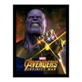 Personlig Avengers-poster: Thanos & Gauntlet, 35x46cm multifärg