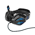 Miniatyrbild 1 av 7: Gaming-headset: Stereoljud, LED & Justerbar Mikrofon Svart