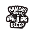 Miniatyrbild 1 av 2: Gaming-brosch: Pimpa kläder & väskor, stilren design Svart