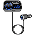 Miniatyrbild 3 av 6: Säker Bil-Handsfree: Musik, GPS & Samtal via Bluetooth Svart