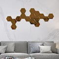 Miniatyrbild 4 av 4: Lyxiga Självhäftande Spegeldekorationer Guld