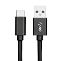 Miniatyrbild 2 av 4: Snabb USB 3.0 till USB-C Kabel: Ladda & Synkronisera Enkelt Svart