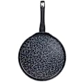 Miniatyrbild 6 av 8: Marmorbelagd Pannkakspanna: Non-Stick & Reptålig Svart