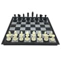 3-i-1 Kompakt Resespelset: Schack, Backgammon, Dam multifärg