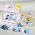 Miniatyrbild 7 av 9: Formsorterare - Trä multifärg