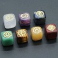 Miniatyrbild 4 av 6: Balansera energin med detta vackra set av 7 chakrastenar multifärg