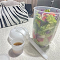 Miniatyrbild 8 av 8: Smart Matlåda med Såsbehållare & Gaffel - Perfekt för Lunch Vit