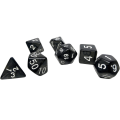 Miniatyrbild 3 av 5: 7-pack Flersidiga Tärningar: Perfekt för D&D och Spelkvällar Svart
