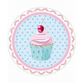 Miniatyrbild 2 av 2: Strandsjal: Cupcake-design, Sittunderlag & Säck i Ett MultiColor Nr. 5