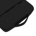 Miniatyrbild 2 av 4: Stilrent Laptopfodral 15" med Handtag & Fack Svart