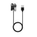 USB-laddkabel med klämma för Garmin Vivosmart 3 Svart