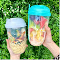 Miniatyrbild 6 av 8: Smart Matlåda med Såsbehållare & Gaffel - Perfekt för Lunch Vit
