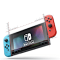 Miniatyrbild 5 av 8: Nintendo Switch Skyddsglas: Repfritt & Fräscht Spel Transparent