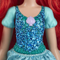 Miniatyrbild 3 av 6: Magisk Ariel-docka: Glittrig klänning & lila tiara multifärg