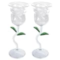 Rosévinglas -set - Rosdesign Transparent