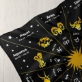 Miniatyrbild 3 av 9: Astrologisk duk för tarotläggning och heminredning multifärg