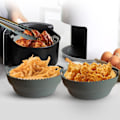 Miniatyrbild 3 av 7: Återanvändbar Airfryer-form i Silikon grå