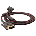 Miniatyrbild 1 av 3: DVI till VGA Adapterkabel: Anslut enkelt & hållbart! Svart