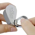 Miniatyrbillede 2 af 4: 40x LED-belyst juvelerluppe, bredt område, øjeforstørrelsesglas