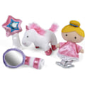 Pikkukuva 4 / 7: GUND Play Soft -kokoelma, Prinsessalinna 5-osainen pehmolelusetti, jossa rätinä, piipittäjä ja rypistyspehmolelut, aistipeli vauvoille ja vastasyntyneille Princess Castle