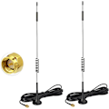 Miniatyrbilde 1 av 8: 4G LTE-antenne SMA-antenne 7dBi magnetisk base MIMO-antenne (2-pakning) for Vodafone O2 Three EE Huawei Netgear TP-Link 4G LTE-ruter Gateway Modem SMA(2 Pack)