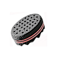 Miniatyrbillede 2 af 3: 2 stk. Dobbeltsidet Barber Hårbørste Svampe Låsning Afro Curl Twist Dreads Coil Wave Voksen Unisex